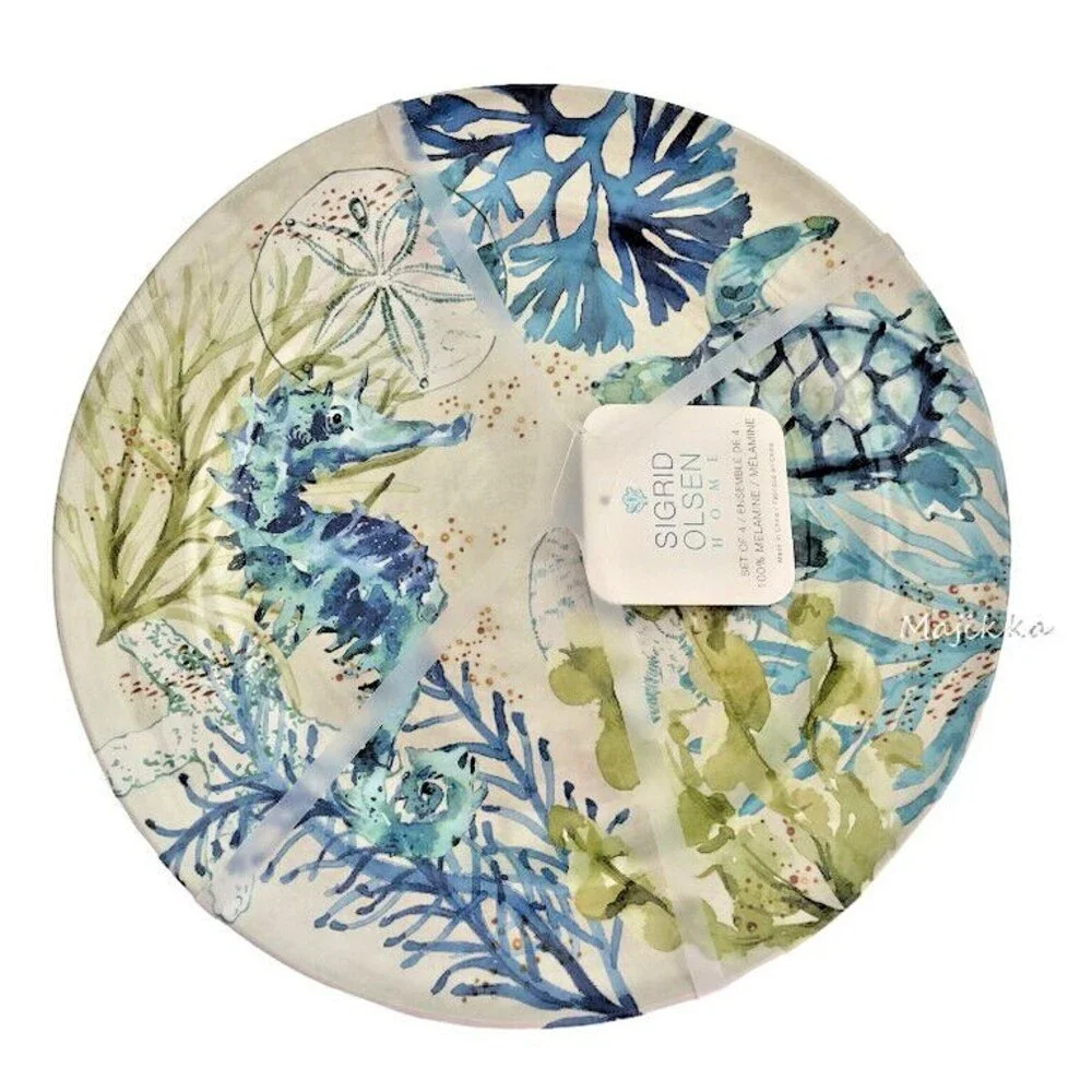 Sigrid Olsen Turtle Seahorse Sea Melamine 11